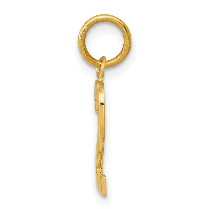 Lovely Rita's Pendants & Charms 14k yellow gold small polished number 2 charm