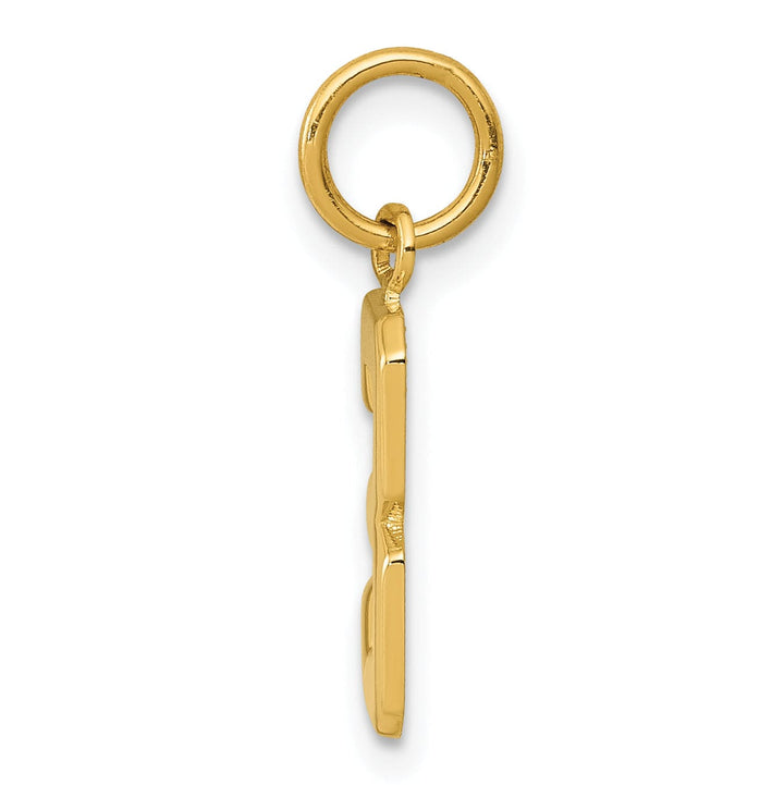 Lovely Rita's Pendants & Charms 14k yellow gold small polished number 3 charm