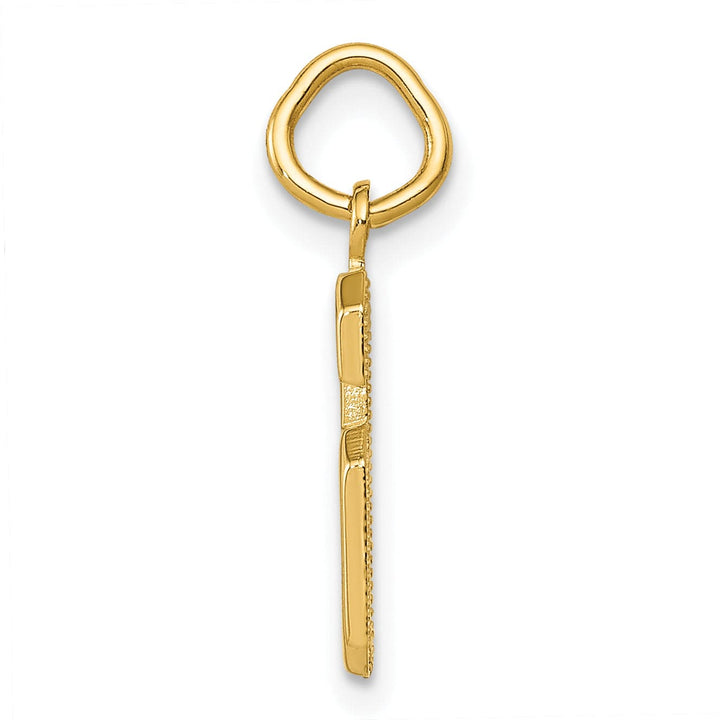 Lovely Rita's Pendants & Charms 14k yellow gold small polished number 6 charm