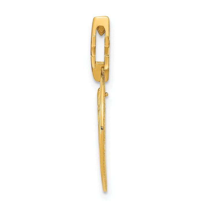 Lovely Rita's Pendants & Charms 14k Yellow Gold Three Wise Men North Star Chain Slide Pendant