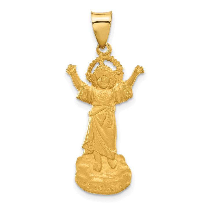 Lovely Rita's Pendants & Charms 14K Yellow Gold Timeless Polished Divine Child Jesus Pendant
