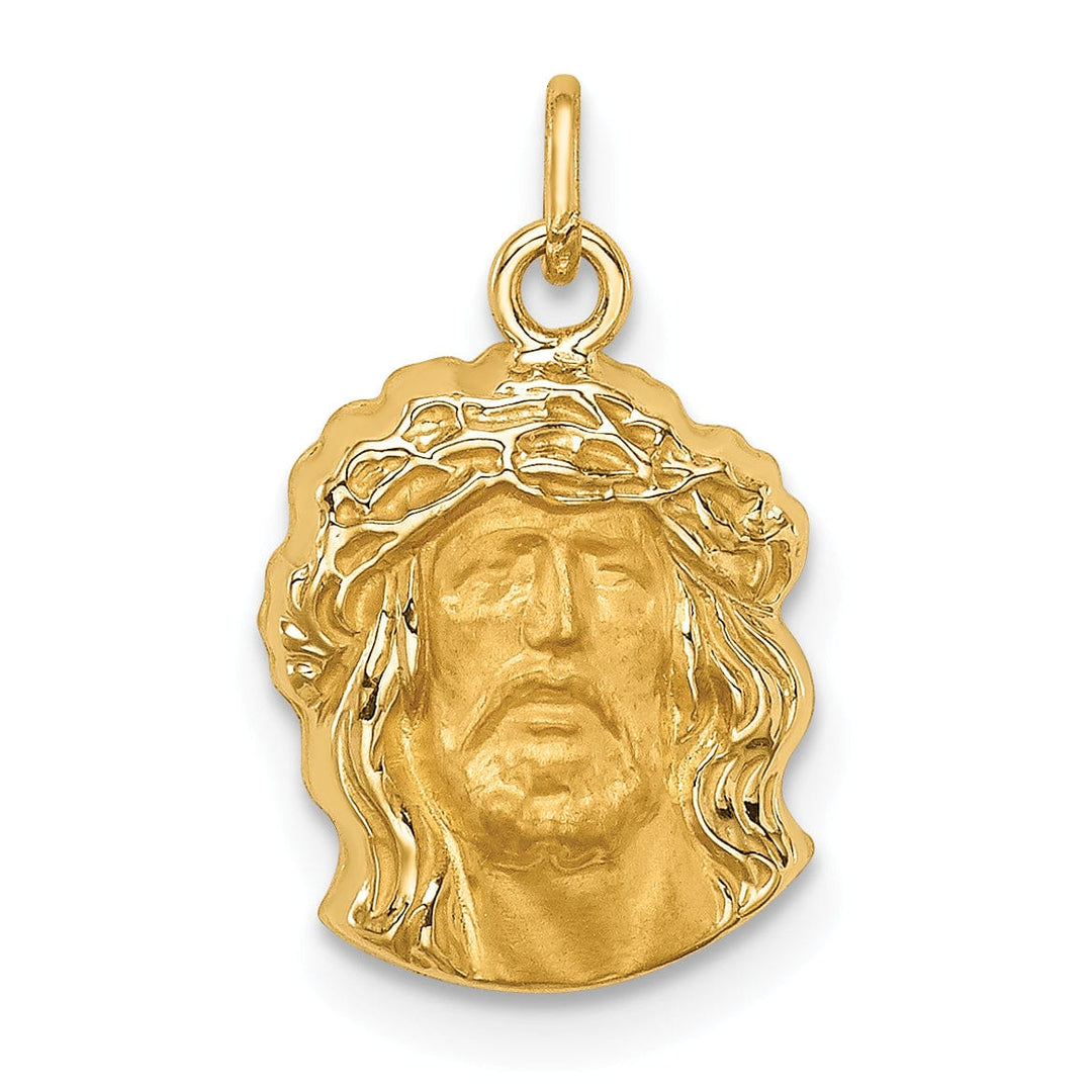 Lovely Rita's Pendants & Charms 14K Yellow Gold Timeless Polished Small Jesus Medal