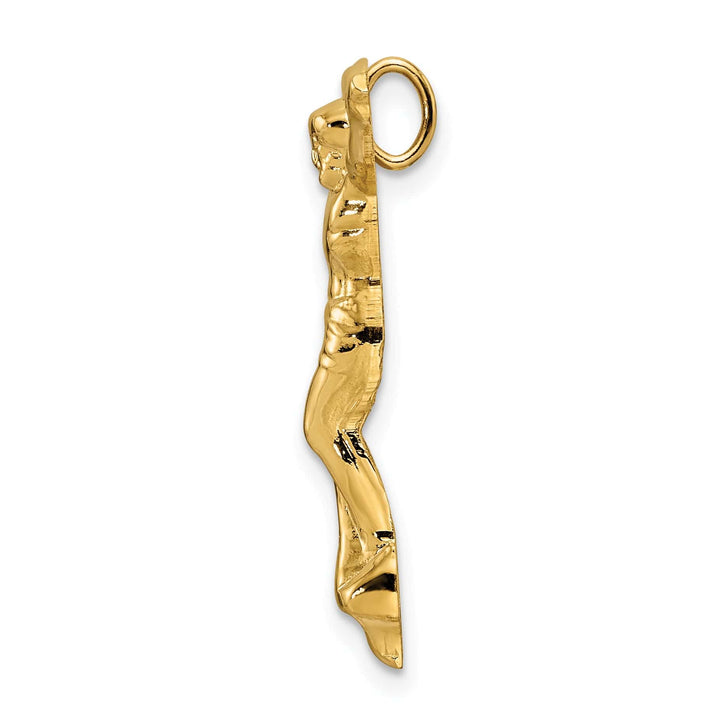 Lovely Rita's Pendants & Charms 14K Yellow Gold Timeless Risen Christ Chain Slide