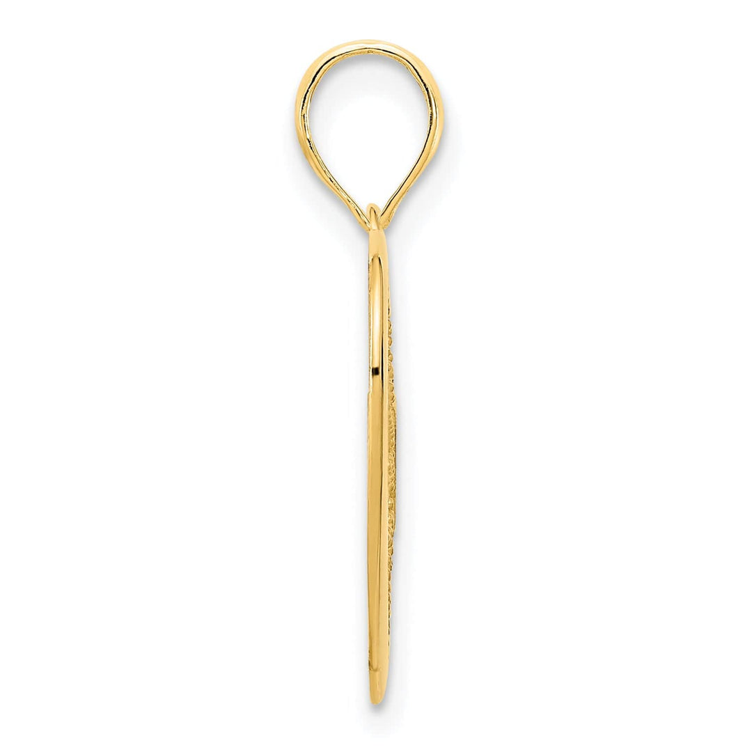 Lovely Rita's Pendants & Charms 14k Yellow Goldy Fancy Filigree Heart Design Pendant