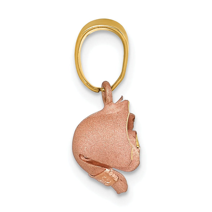 Lovely Rita's Pendants & Charms 14k Yellow Rose Gold Open Rose Flower Charm Pendant