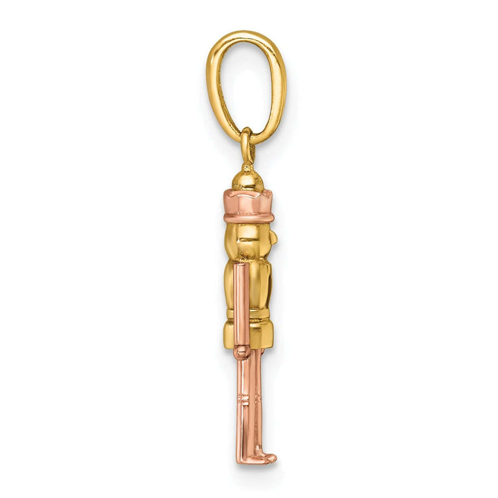 Lovely Rita's Pendants & Charms 14k Yellow Rose Gold Polished Nut Cracker Charm Pendant