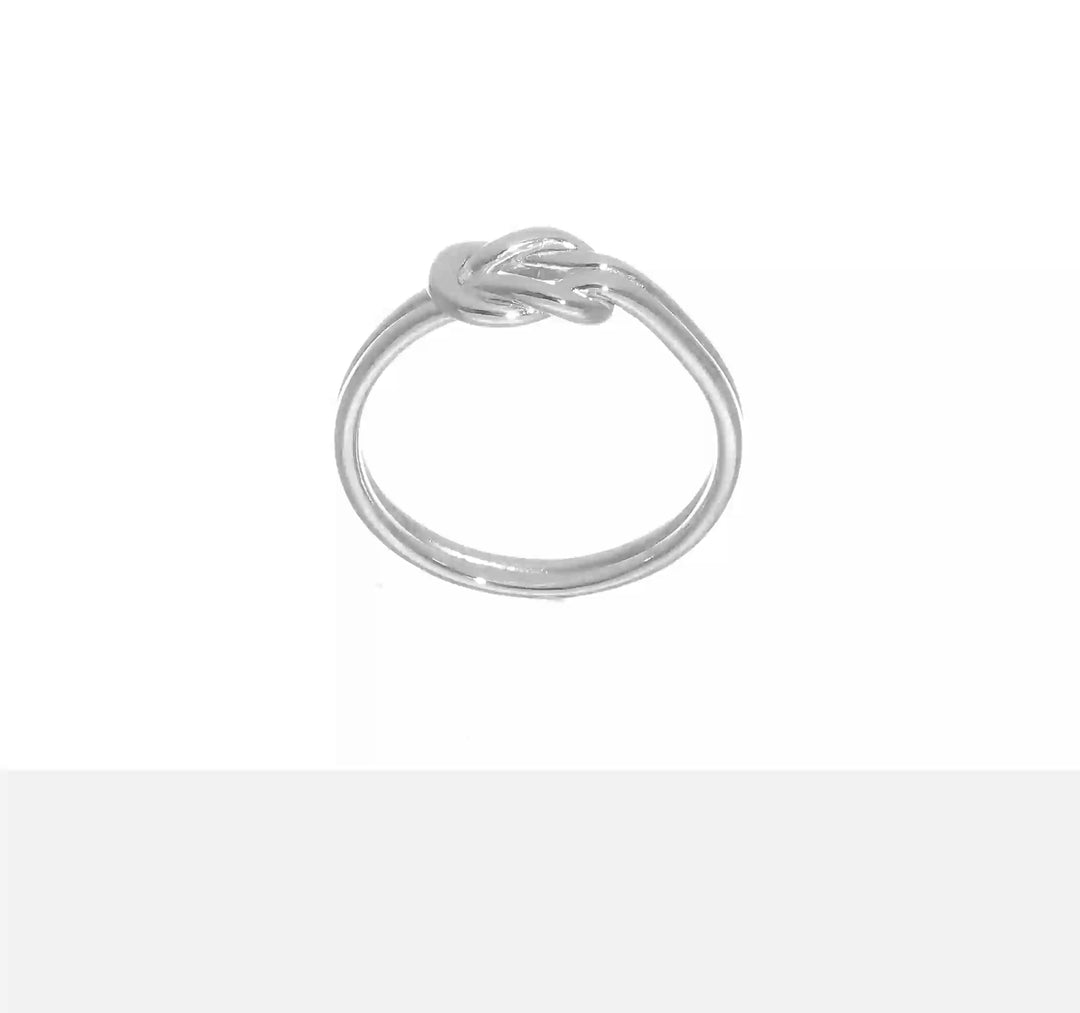Sterling Silver Love Knot Ring, view 6 of 6
