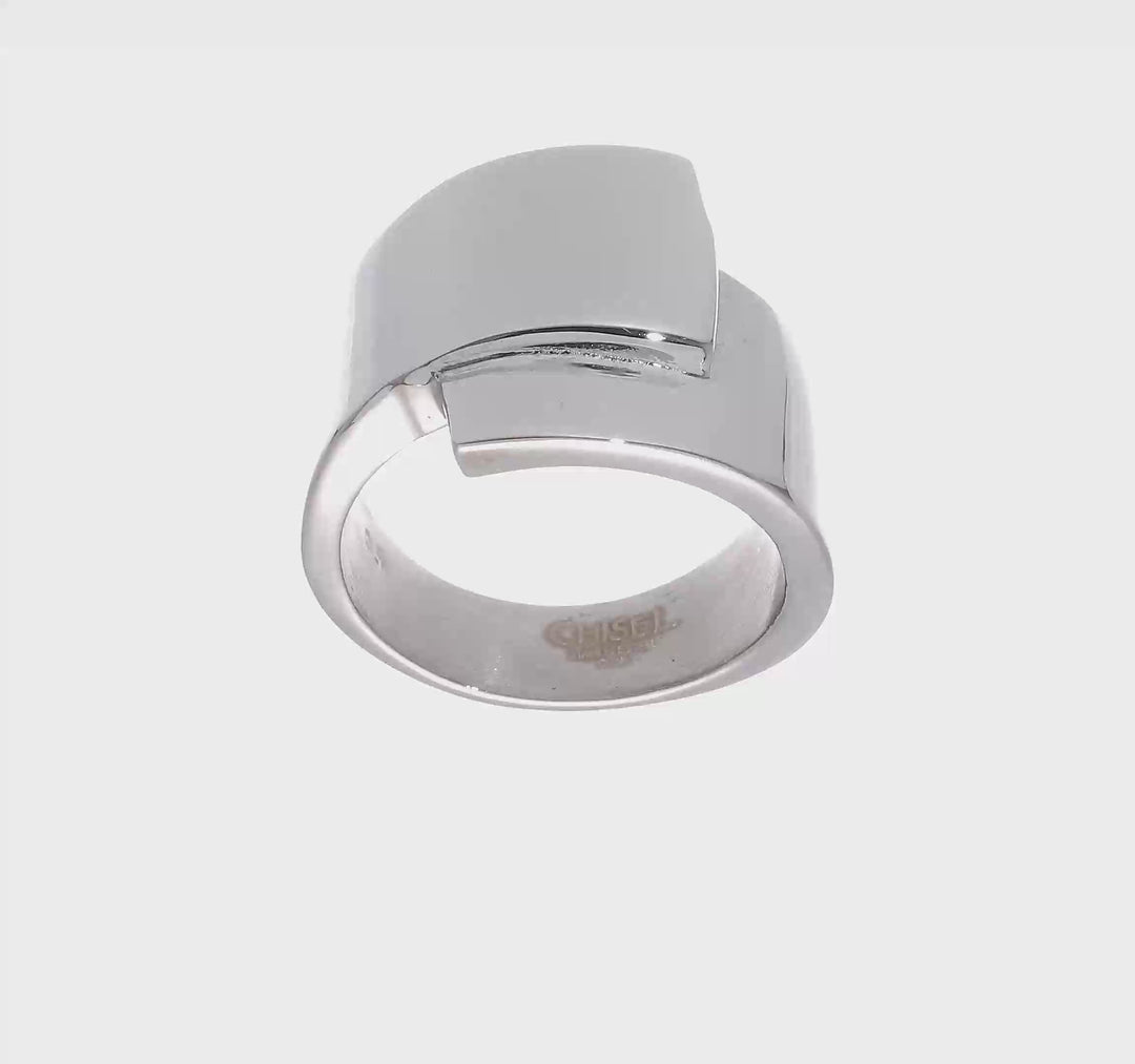 Stainless Steel Polished Fancy Ring, view 7 of 7