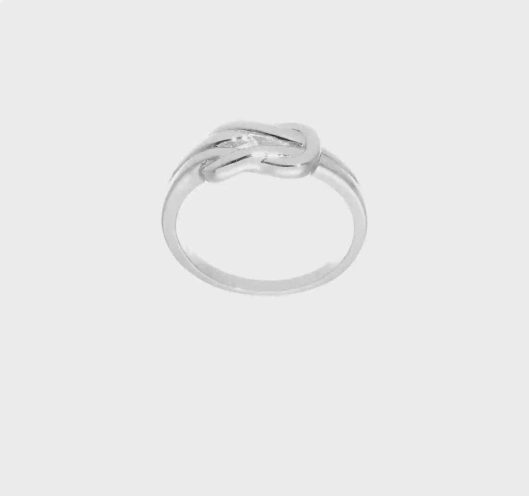 Sterling Silver Knot Ring, view 6 of 6