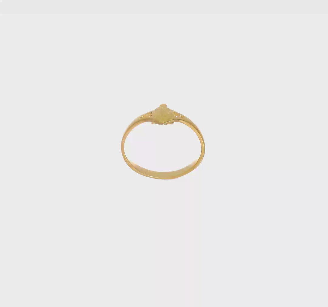 14k Yellow Gold Ladybug Ring, view 7 of 7