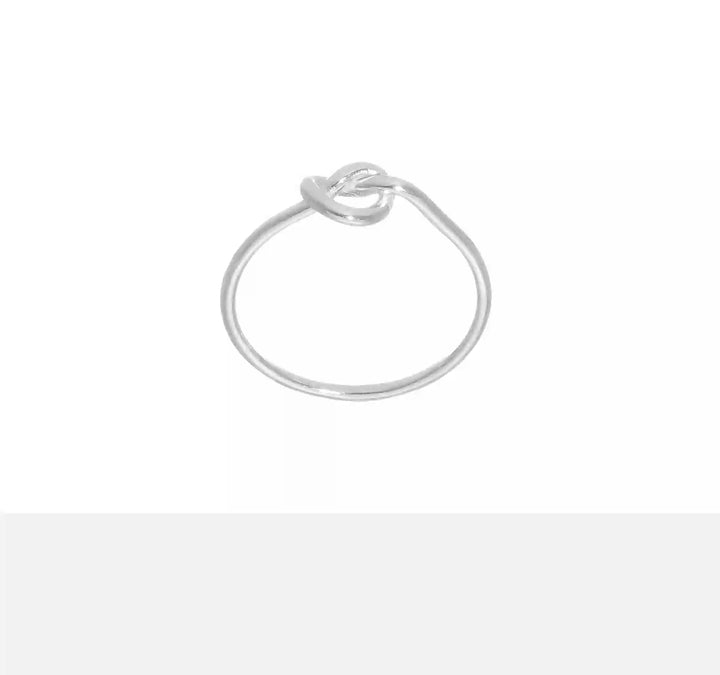 Sterling Silver Polished Knot Ring, view 7 of 7