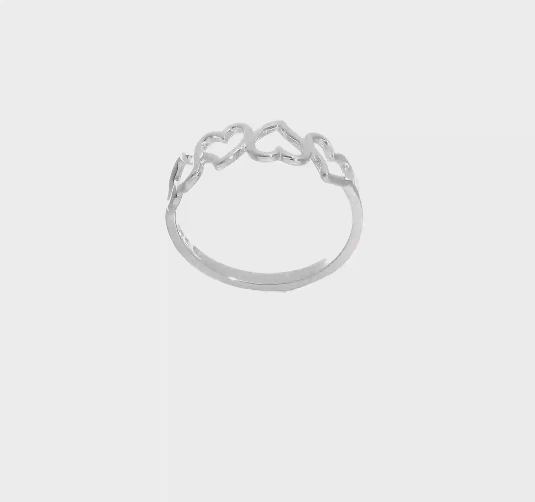 Sterling Silver D.C. Heart Ring, view 7 of 7