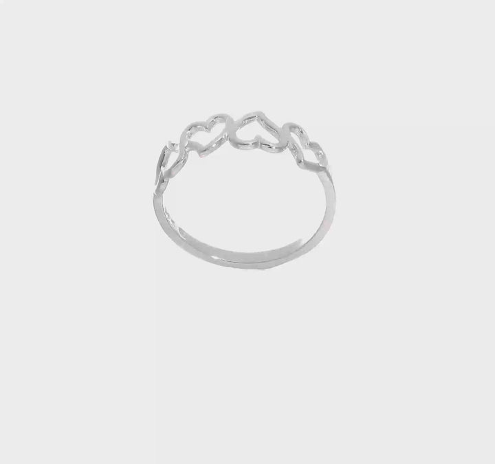 Sterling Silver D.C. Heart Ring, view 7 of 7