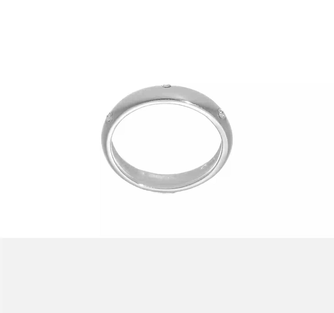 Sterling Silver Stellux Crystal Ring, view 7 of 7