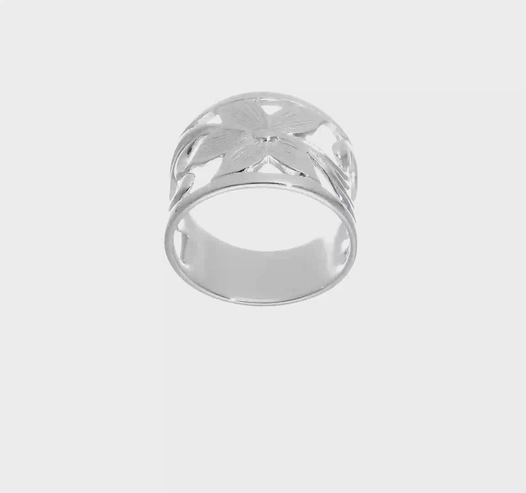 Sterling Silver Flower Ring, view 7 of 7