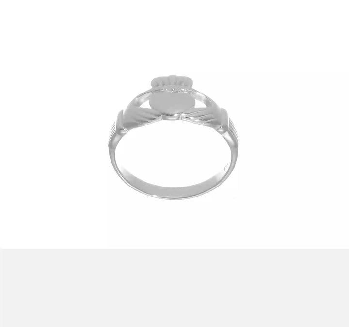 Sterling Silver 2 mm 2.70 g Claddagh Ring, view 7 of 7
