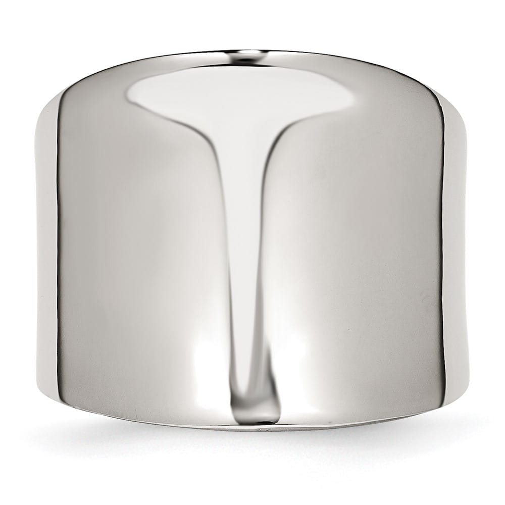 Stainless Steel Chisel Stainless Steel Polished Ring
