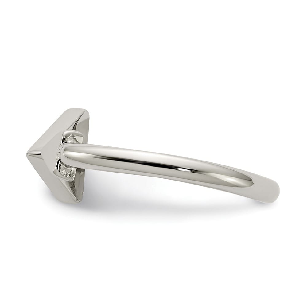Stainless Steel Chisel Stainless Steel with Reconstructed Turquoise