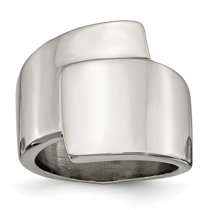 Stainless Steel Polished Fancy Ring