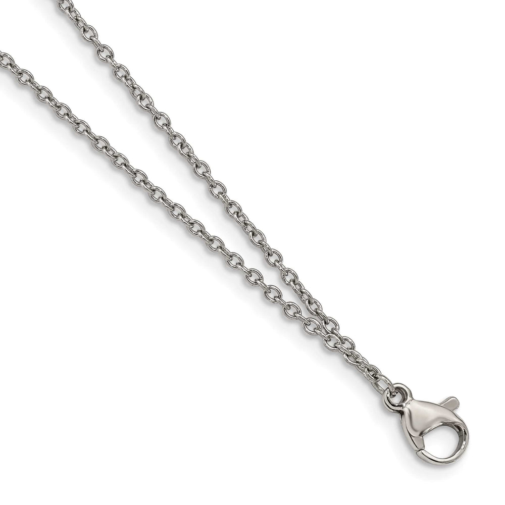 Stainless Steel w/Reconstructed Howlite w/1.25in ext. Bracelet