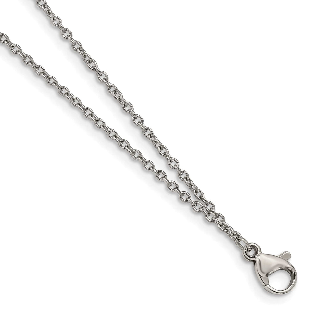 Stainless Steel w/Reconstructed Howlite w/1.25in ext. Bracelet
