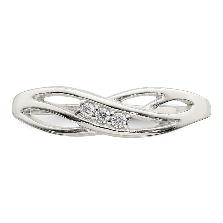 Sterling Silver 1.14 g CZ Ring