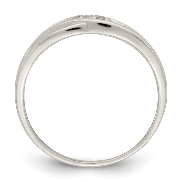 Sterling Silver 1.14 g CZ Ring