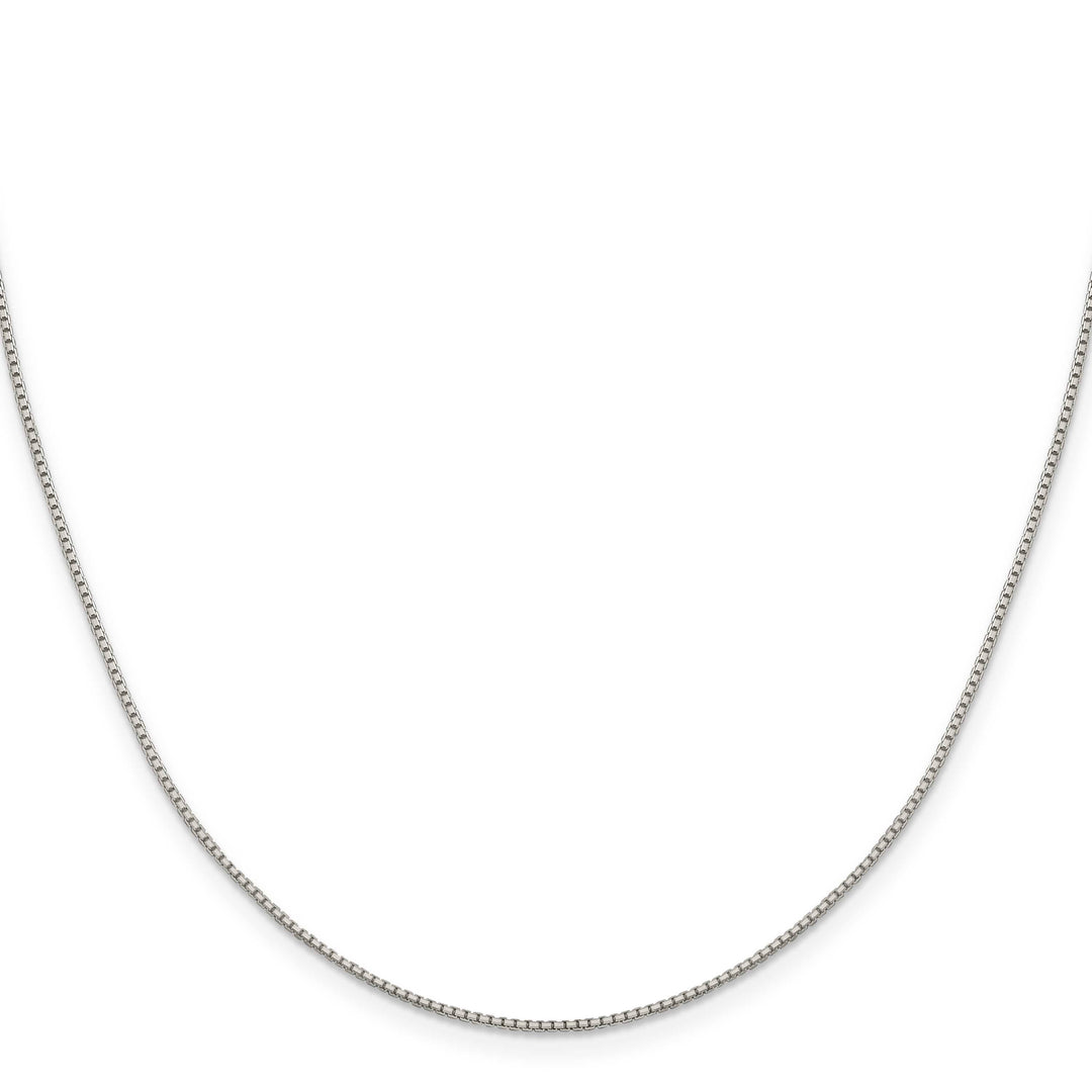 Sterling Silver 1.15mm 8 Sided Box Chain 26 Inch