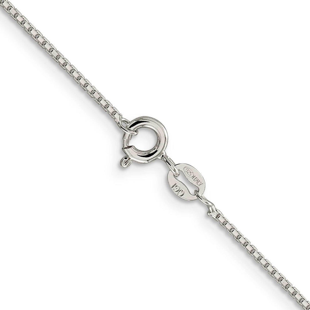 Sterling Silver 1.15mm 8 Sided Box Chain 26 Inch