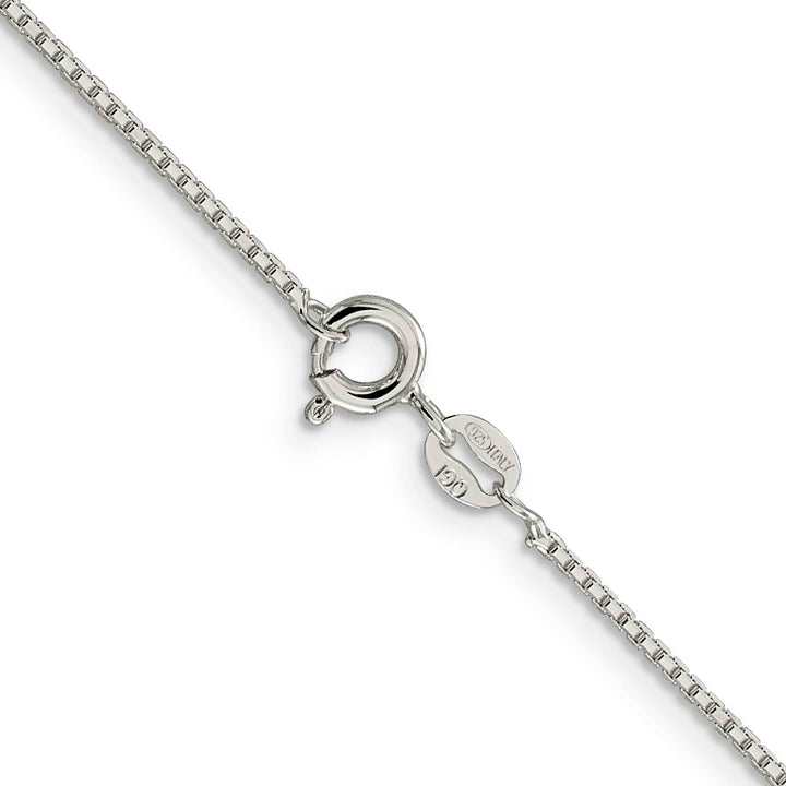 Sterling Silver 1.15mm 8 Sided Box Chain 26 Inch