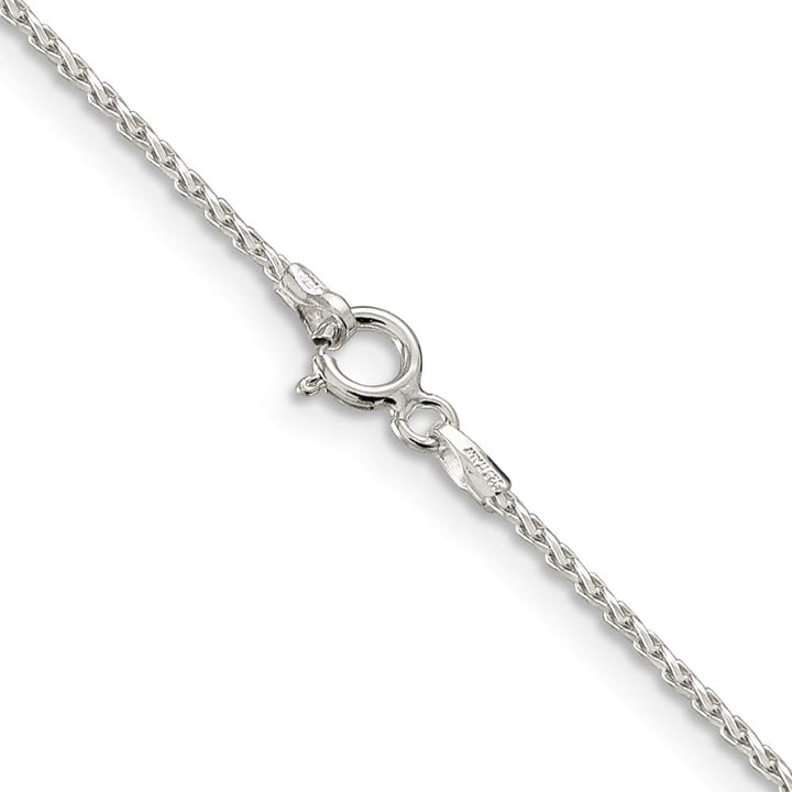 Sterling Silver 1.25mm D.C. Round Spiga Chain
