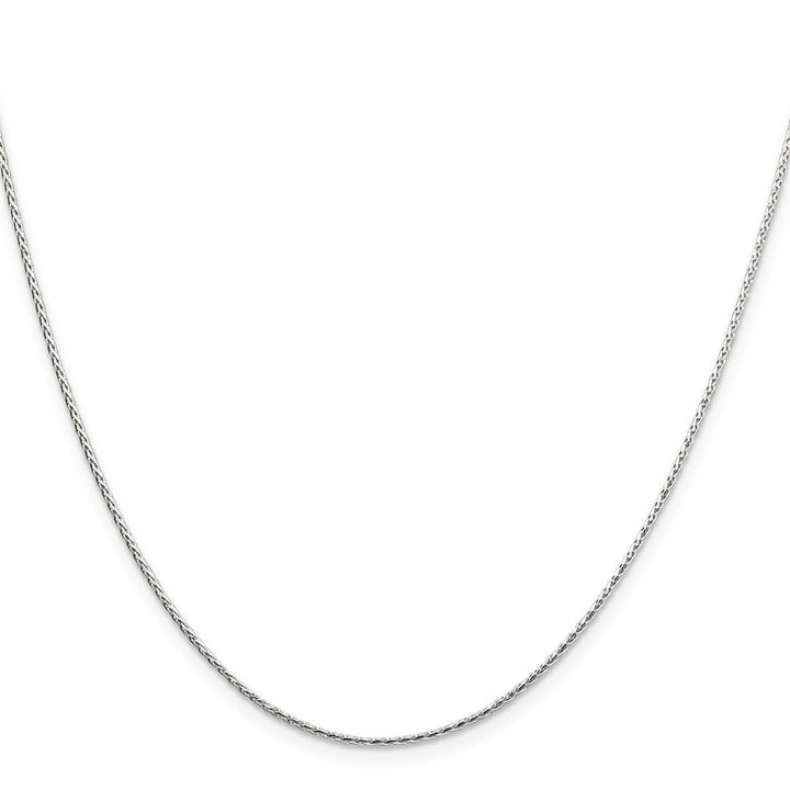 Sterling Silver 1.25mm D.C. Round Spiga Chain