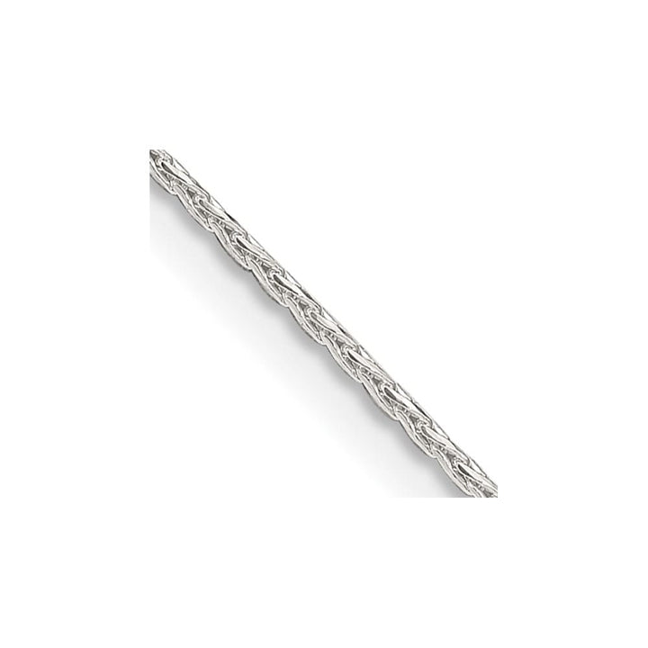 Sterling Silver 1.25mm D.C. Round Spiga Chain