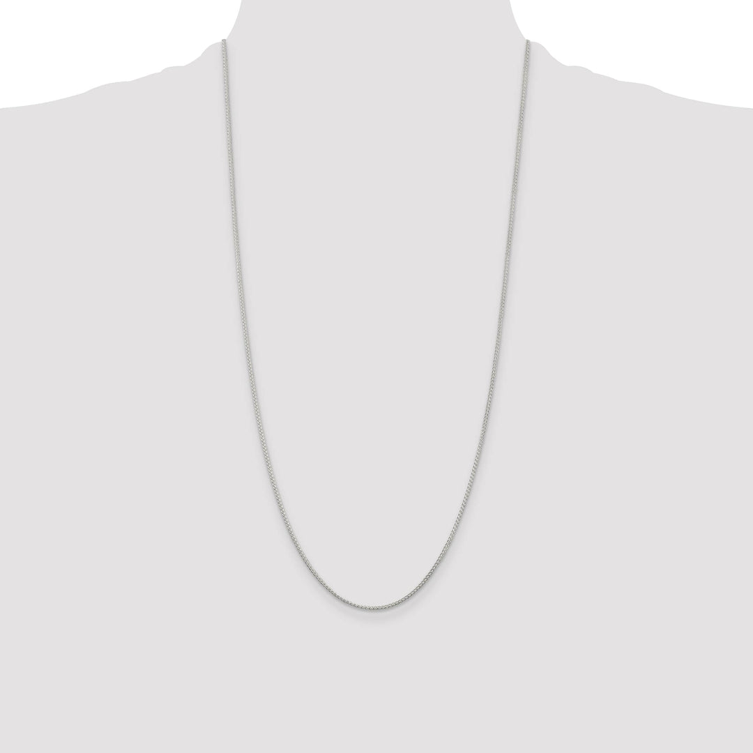 Sterling Silver 1.25mm Round Spiga Chain
