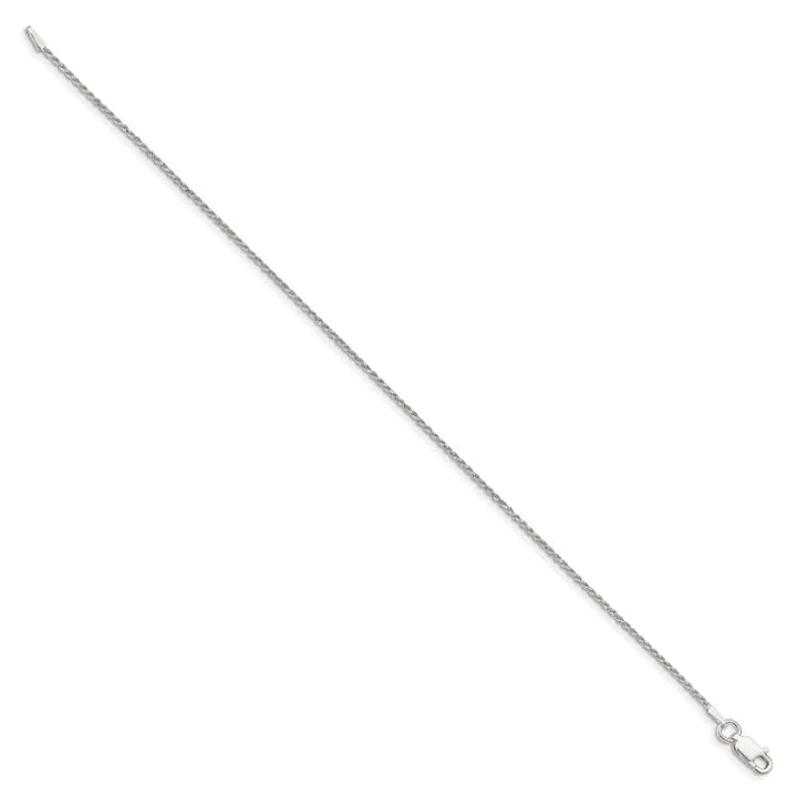 Sterling Silver 1.2mm D.C. Rope Anklet