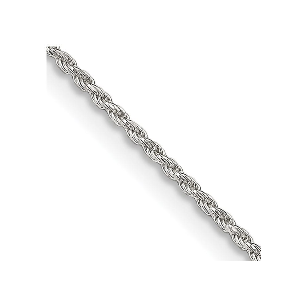 Sterling Silver 1.2mm D.C. Rope Chain