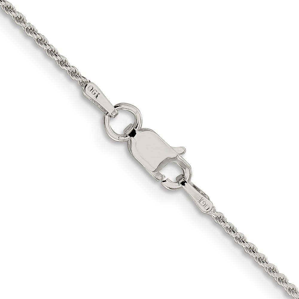 Sterling Silver 1.2mm D.C. Rope Chain