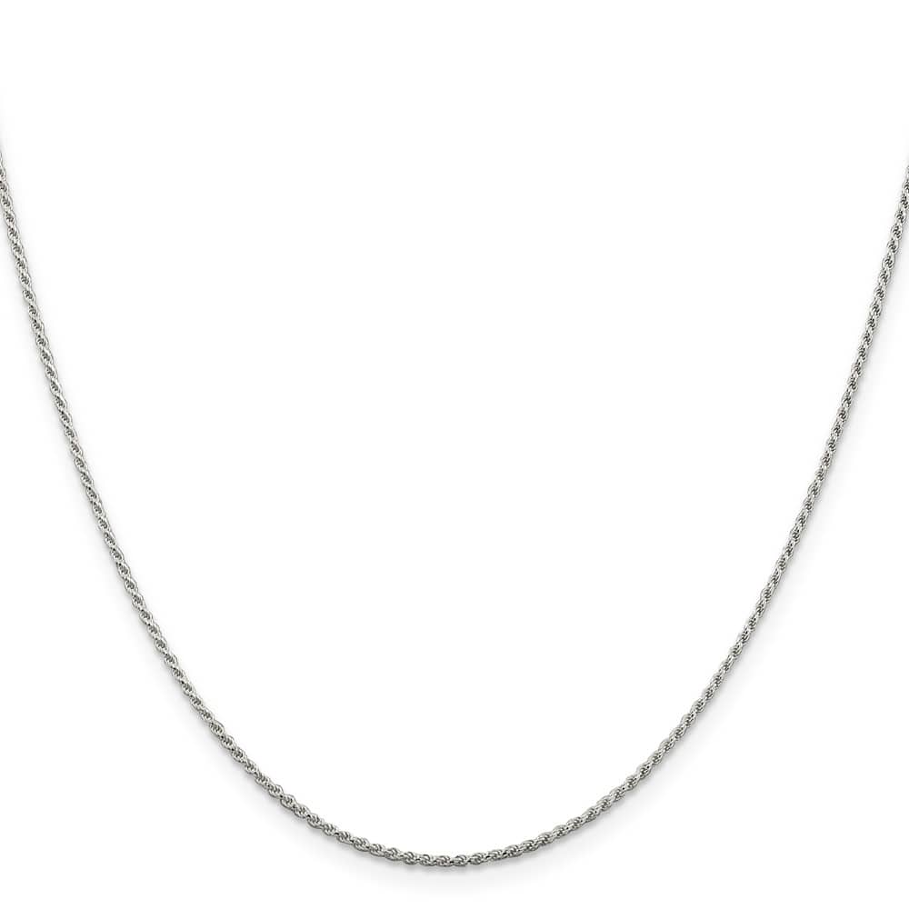Sterling Silver 1.2mm D.C. Rope Chain