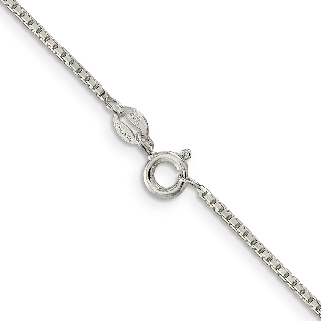Sterling Silver 1.35mm 8 Sided Box Chain 26 Inch