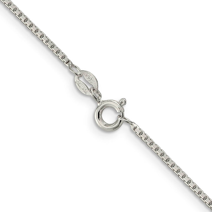 Sterling Silver 1.35mm 8 Sided Box Chain 26 Inch