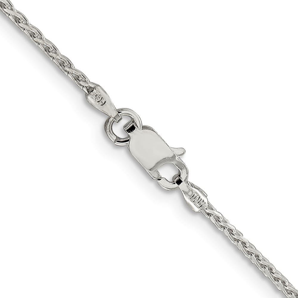 Sterling Silver 1.45mm D.C. Round Spiga Chain