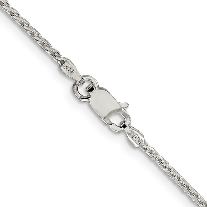 Sterling Silver 1.45mm D.C. Round Spiga Chain