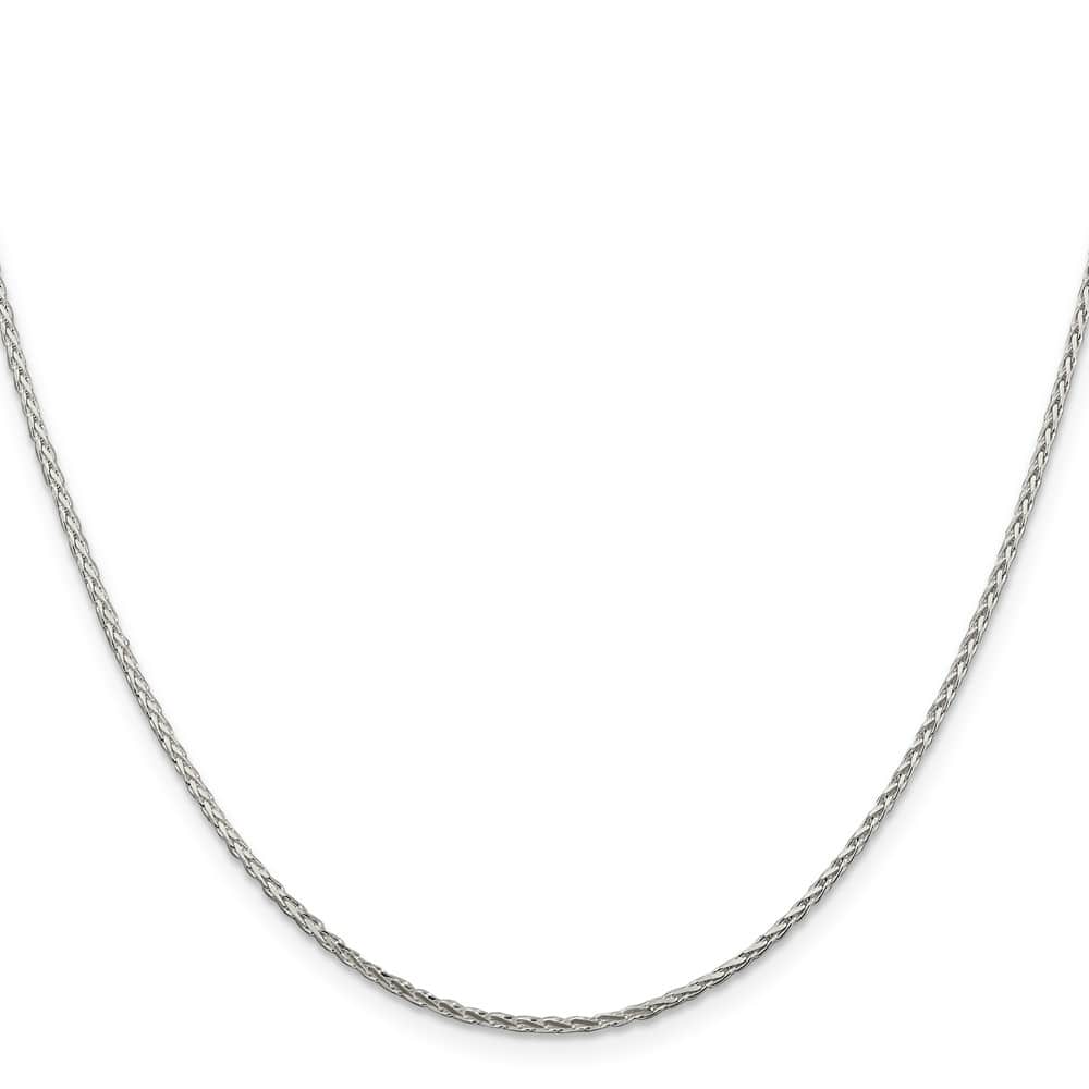 Sterling Silver 1.45mm D.C. Round Spiga Chain