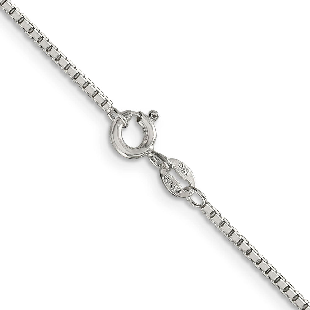 Sterling Silver 1.5mm 8 Sided Box Chain 26 Inch