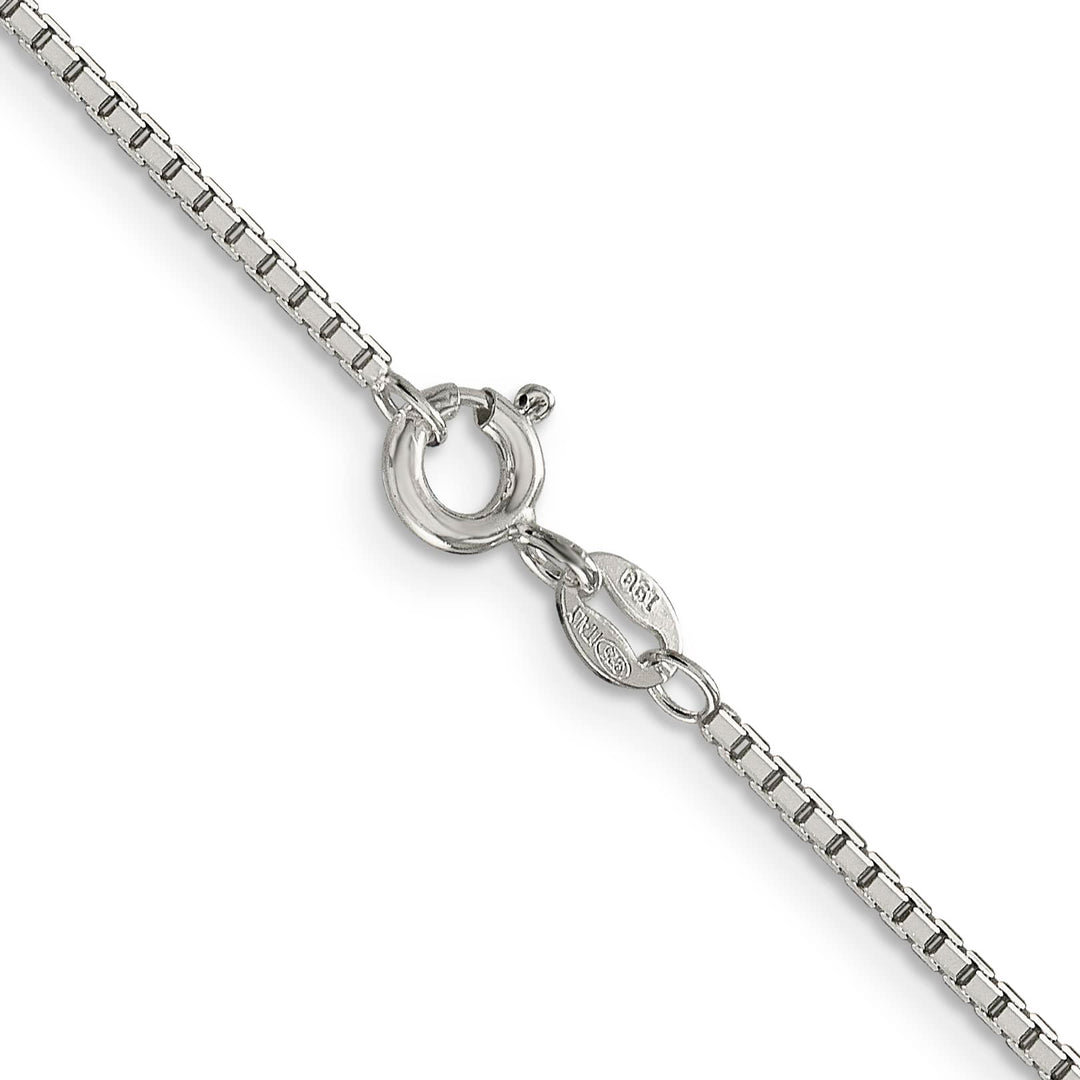 Sterling Silver 1.5mm 8 Sided Box Chain 26 Inch