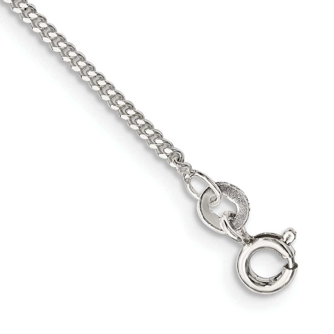 Sterling Silver 1.5mm Curb Anklet