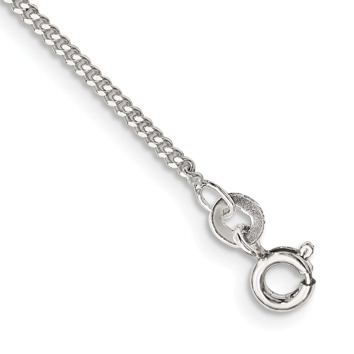 Sterling Silver 1.5mm Curb Anklet