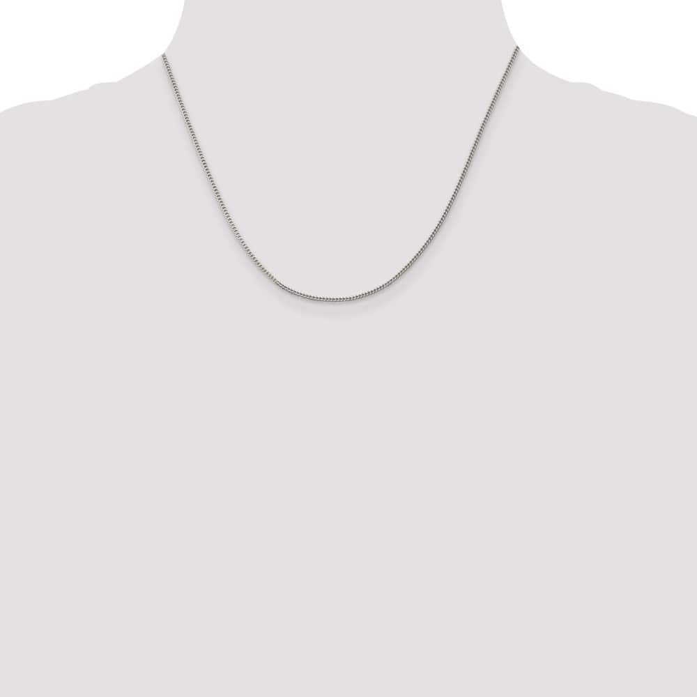 Sterling Silver 1.5mm Curb Chain Size 18