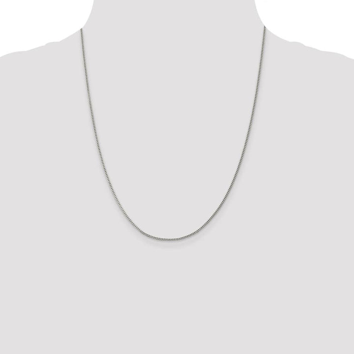 Sterling Silver 1.5mm Curb Chain Size 22