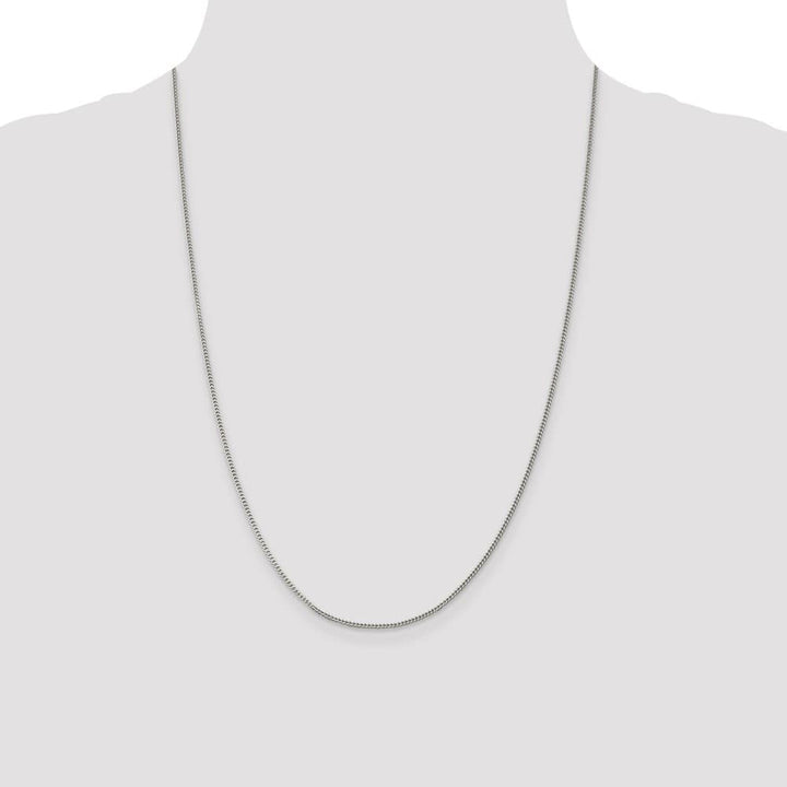 Sterling Silver 1.5mm Curb Chain Size 24
